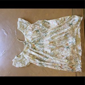 Dainty soft print Large Blouse